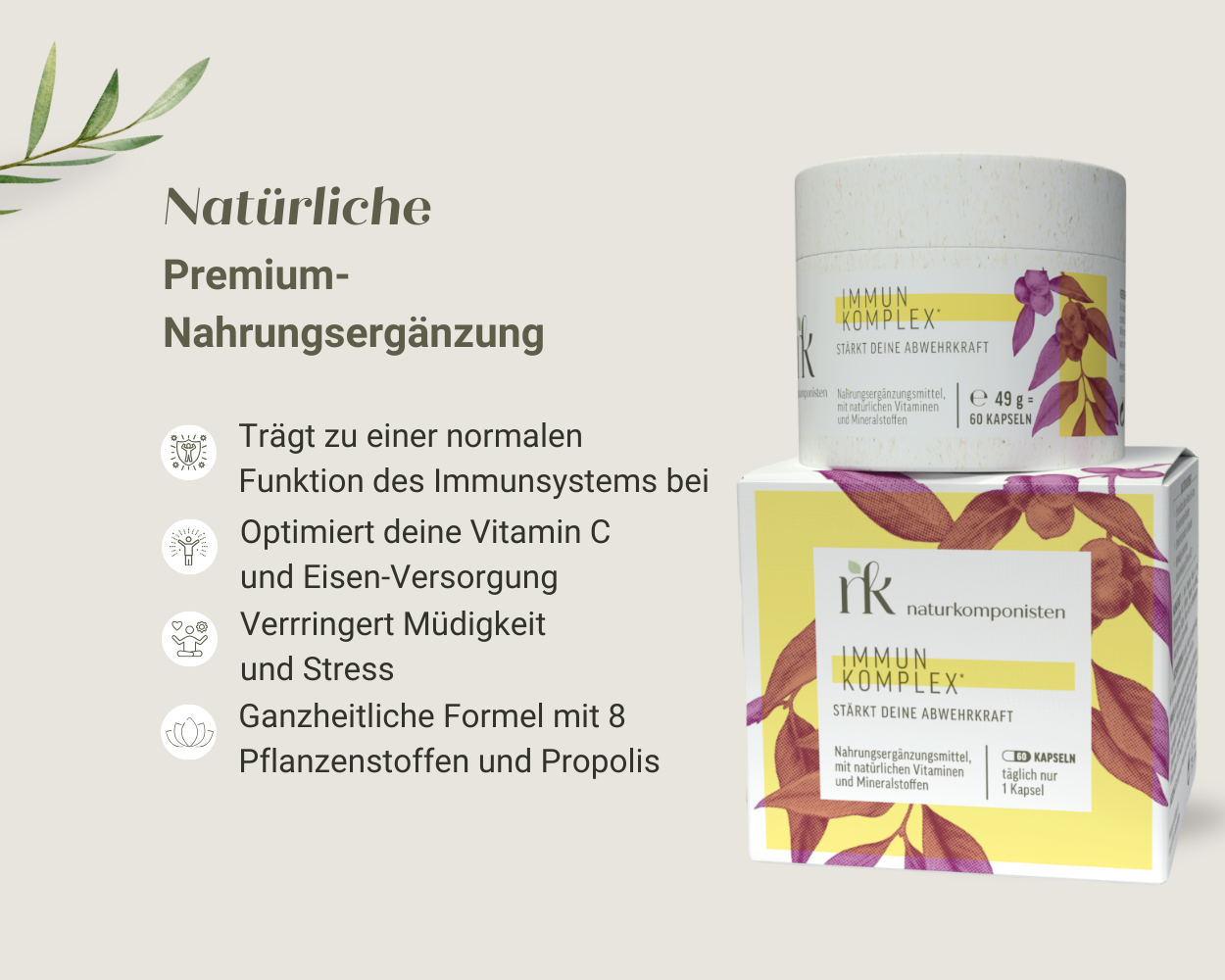 Stärkt dein Immunsystem, verringert Müdigkeit und Stress