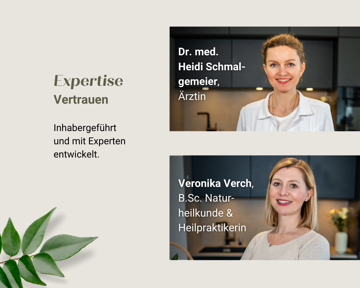 Von Experten aus Medizin und Heilpraktik entwickelt